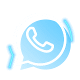 Icon Animation: Scrivici su <br>WhatsApp